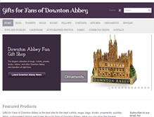 Tablet Screenshot of giftsforfansofdowntonabbey.com